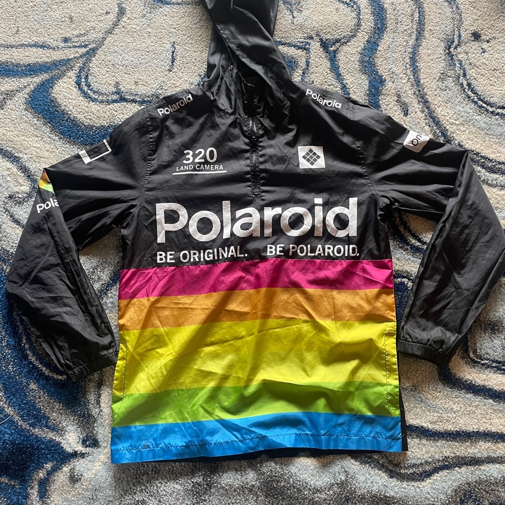 Polaroid Black and Red Retro Sweatshirt